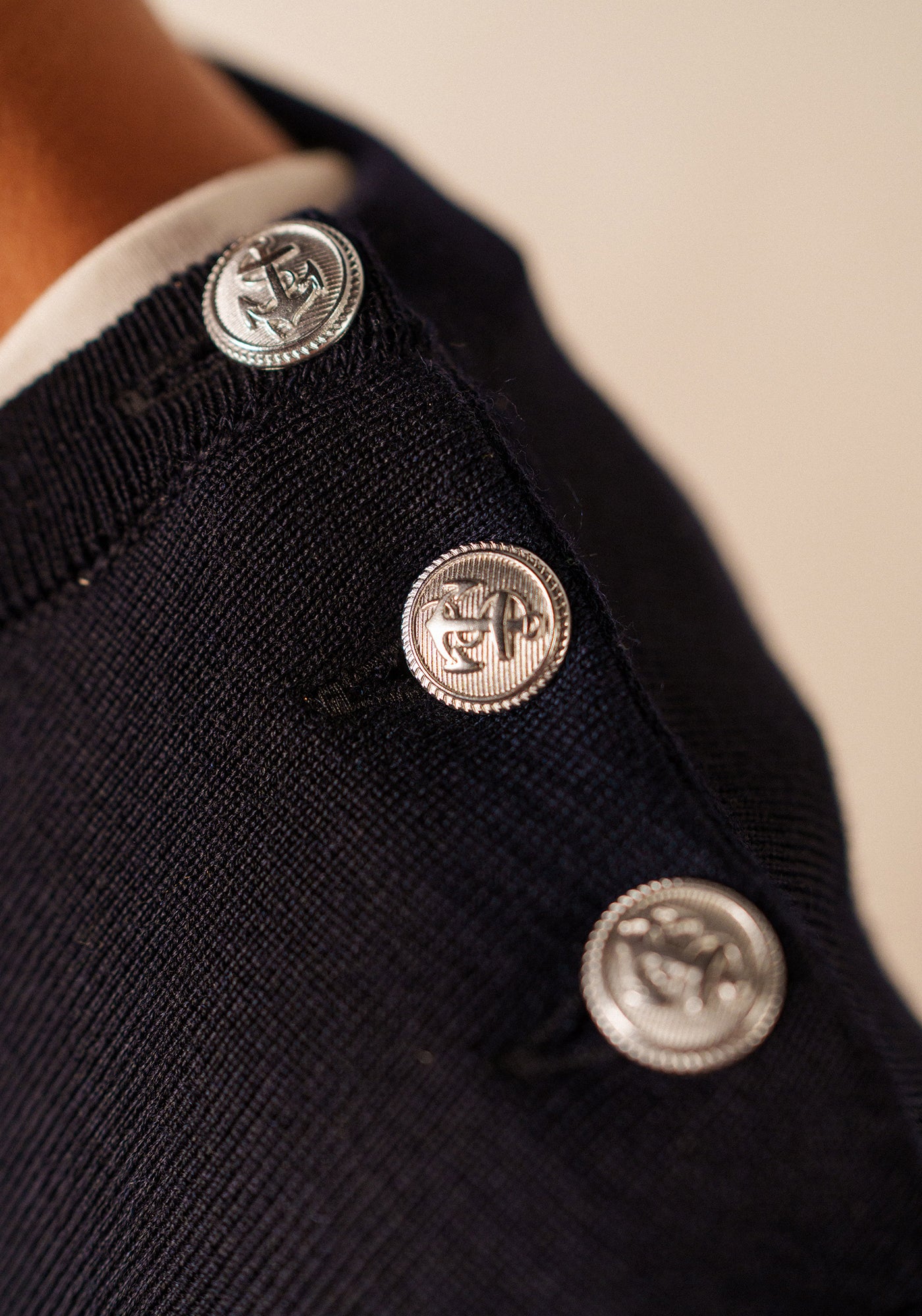 Robe pull Grande Marée - en laine (NAVY)