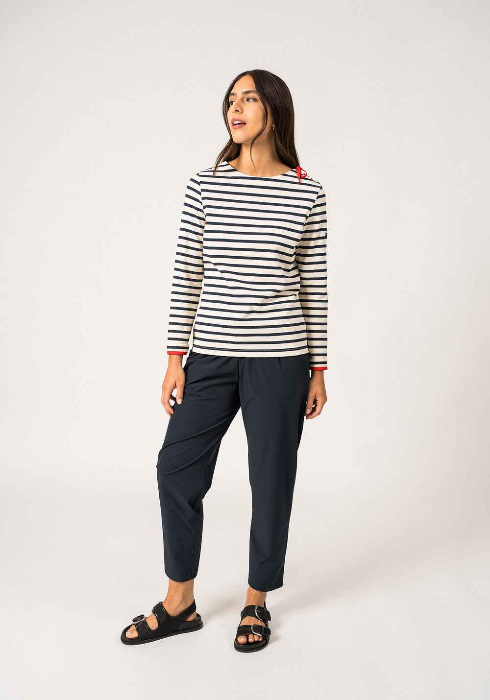 Marinière Cavalaire (ECRU/MARINE/TULIPE)