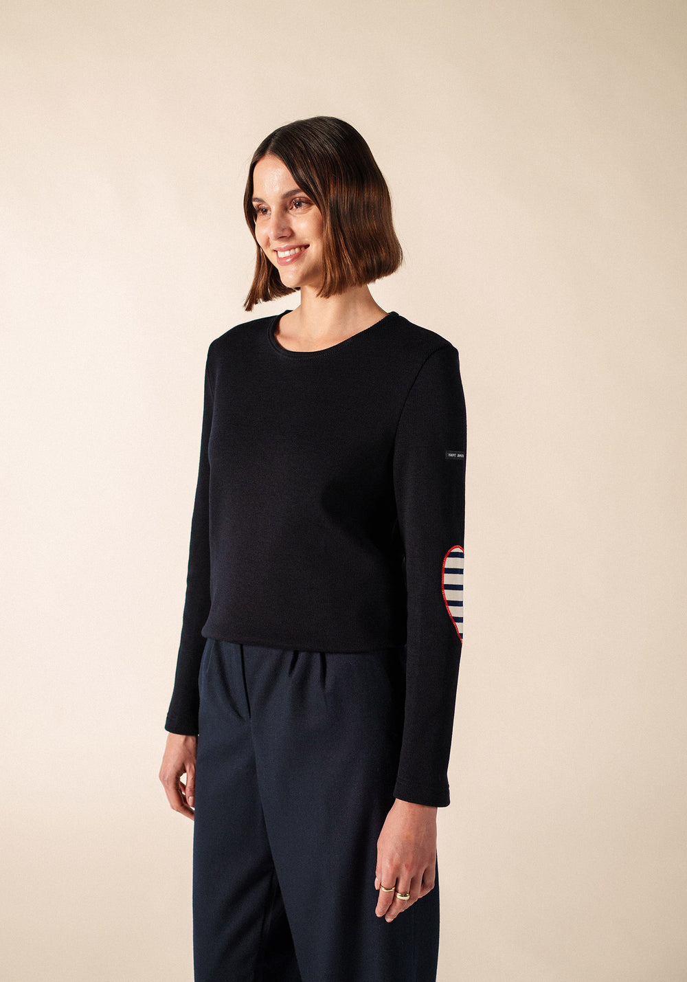 Pull Vaujany (NAVY/ECRU/TULIPE)