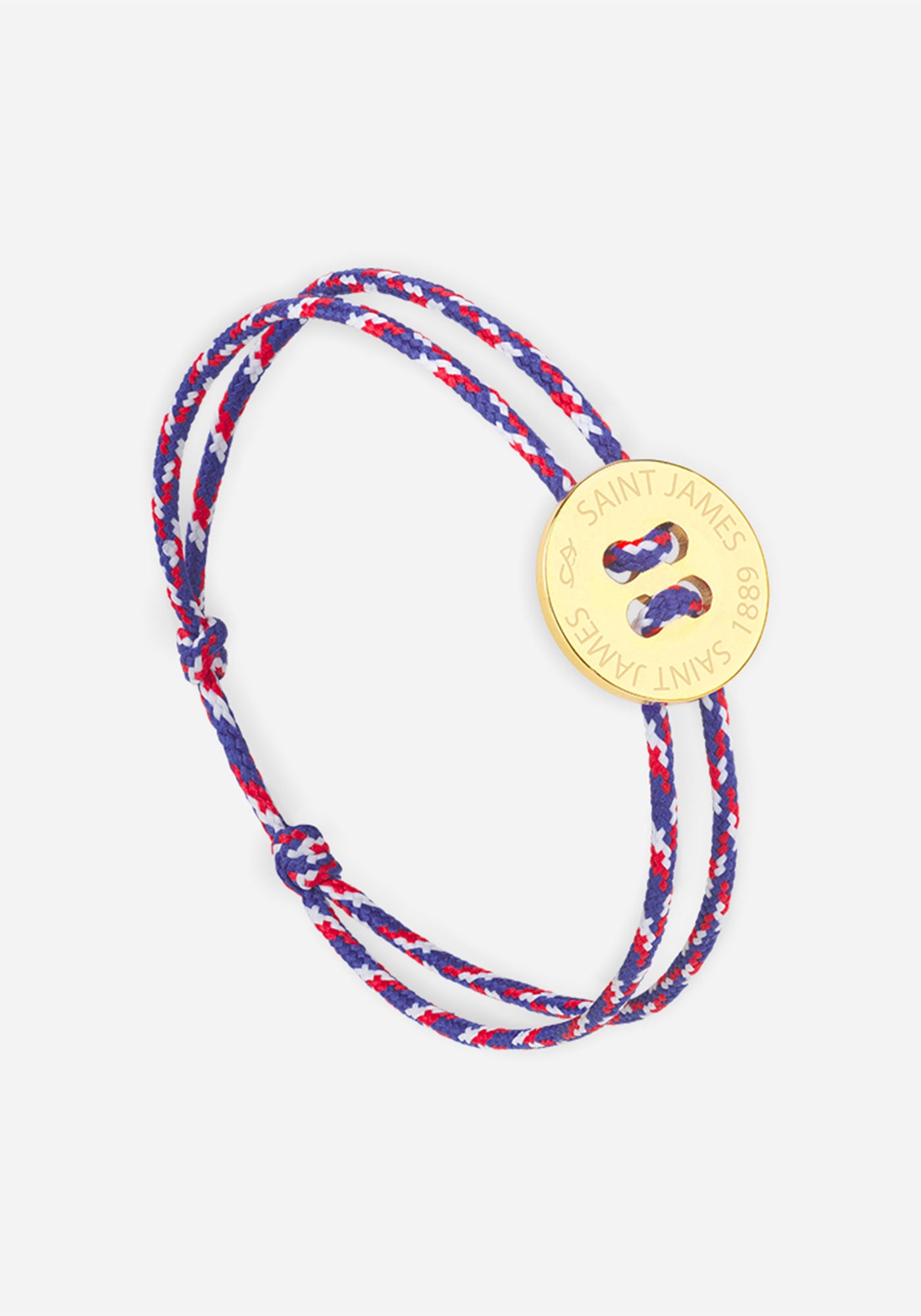 Bracelet Bouton x Le Vent à la Française (OR/TRICOLORE)