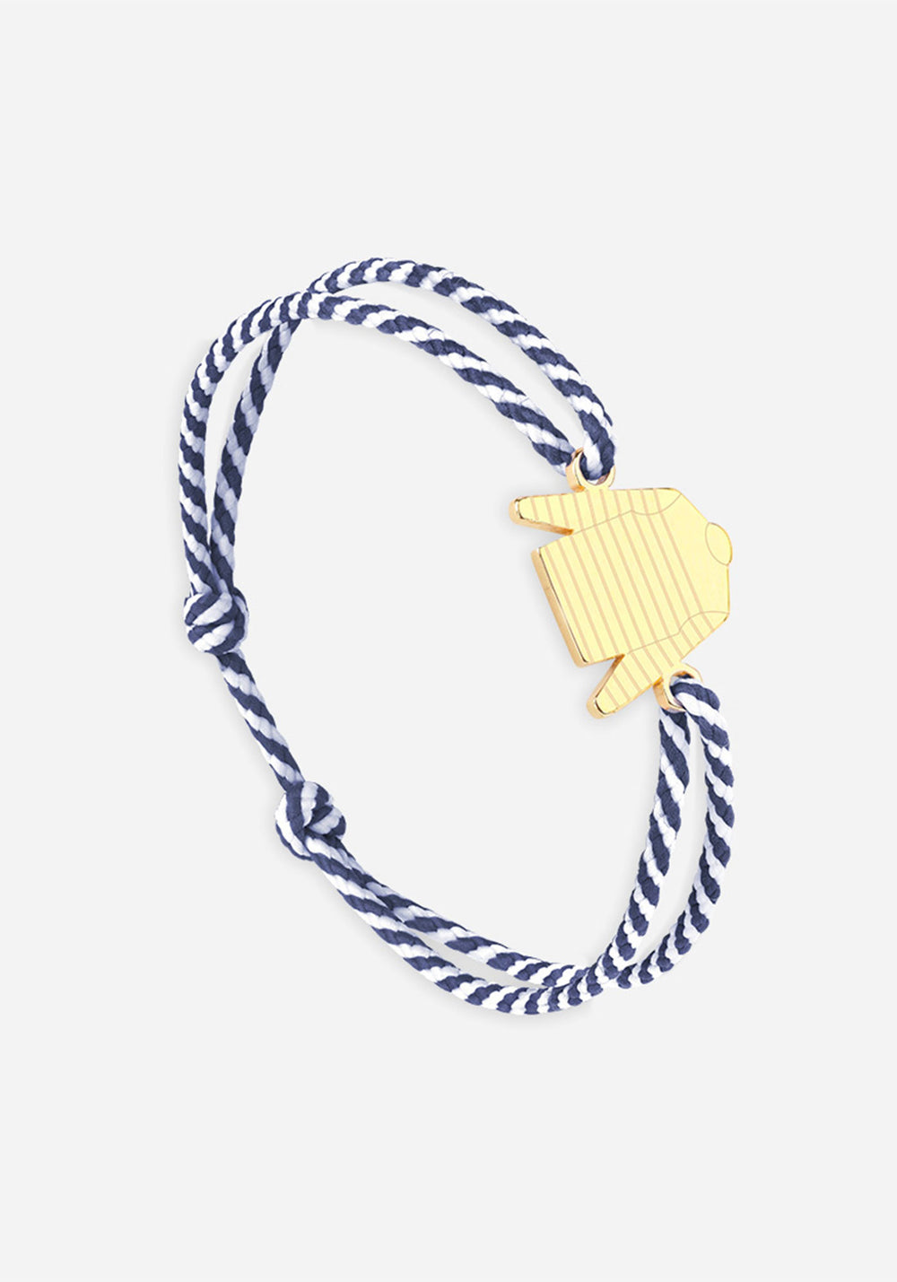 Bracelet Marinière x Le Vent à la Française (OR/RAYE BLANC/MARINE)