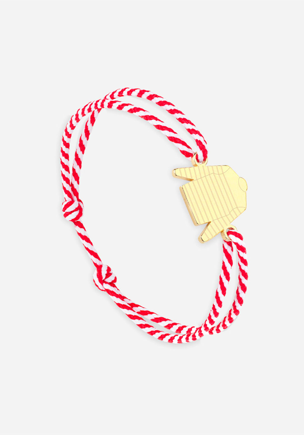 Bracelet Marinière x Le Vent à la Française (OR/RAYE BLANC/ROUGE)