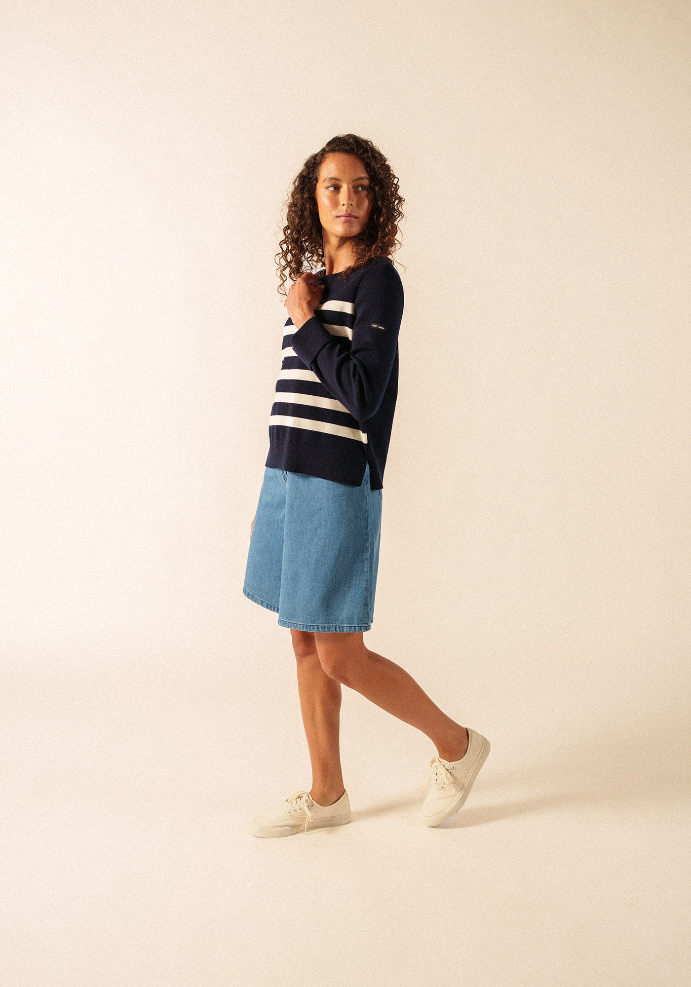 Pull Marseillan (NAVY/BLANC)