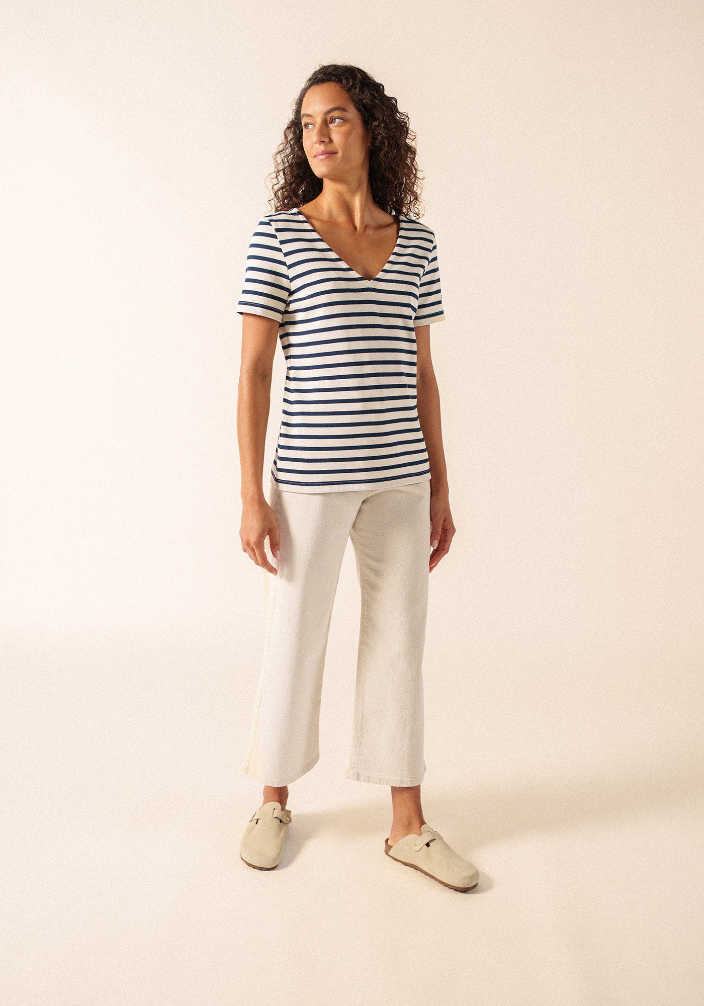 T-shirt Agon (ECRU/MARINE)