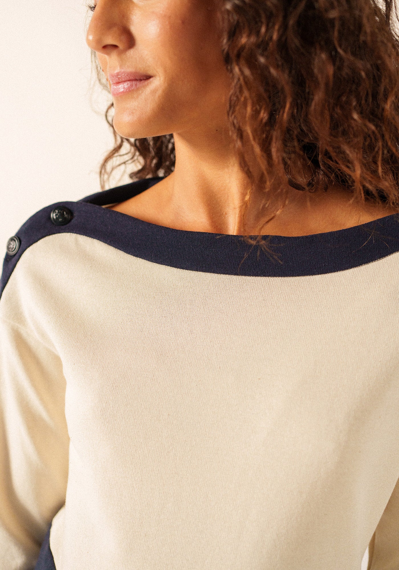 Robe Dali x Isabelle Ballu (NAVY/ECRU)