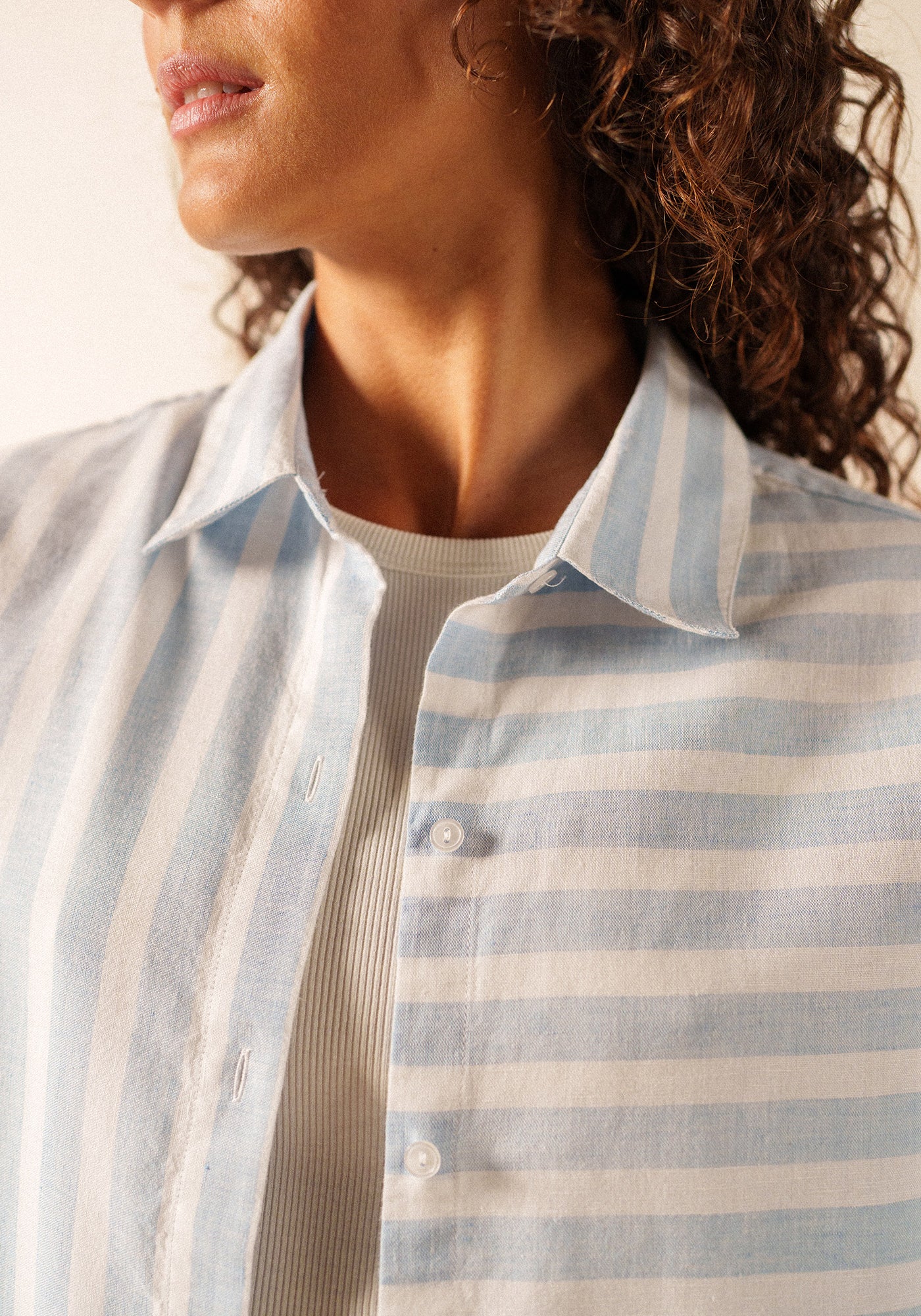 Chemise Alma (BLANC/BLEU)