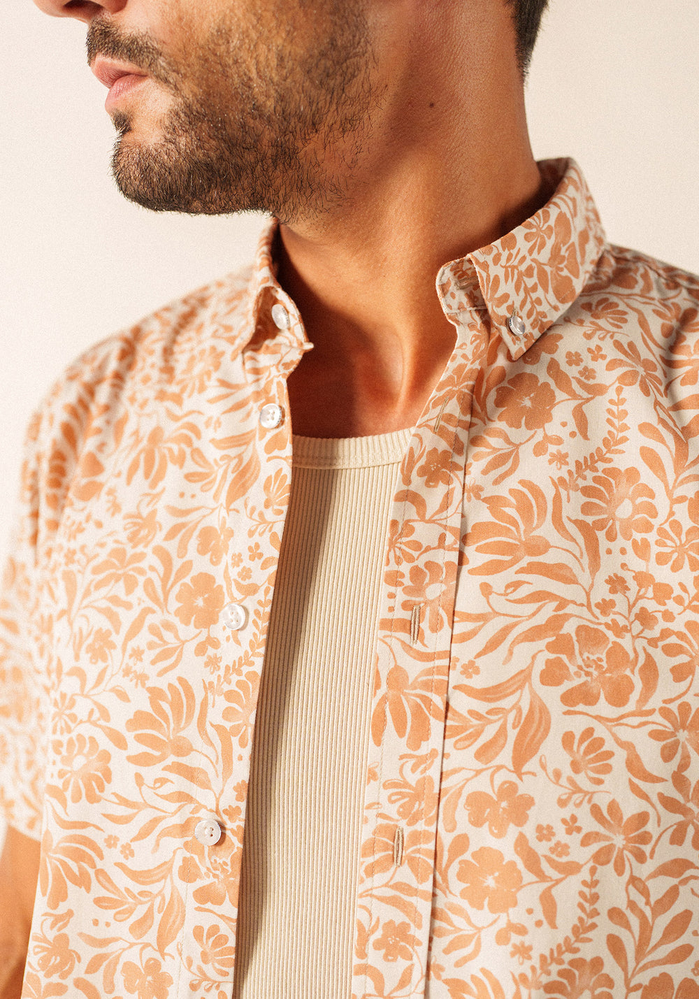 Chemise Lenny (BLANC/ARGILE)