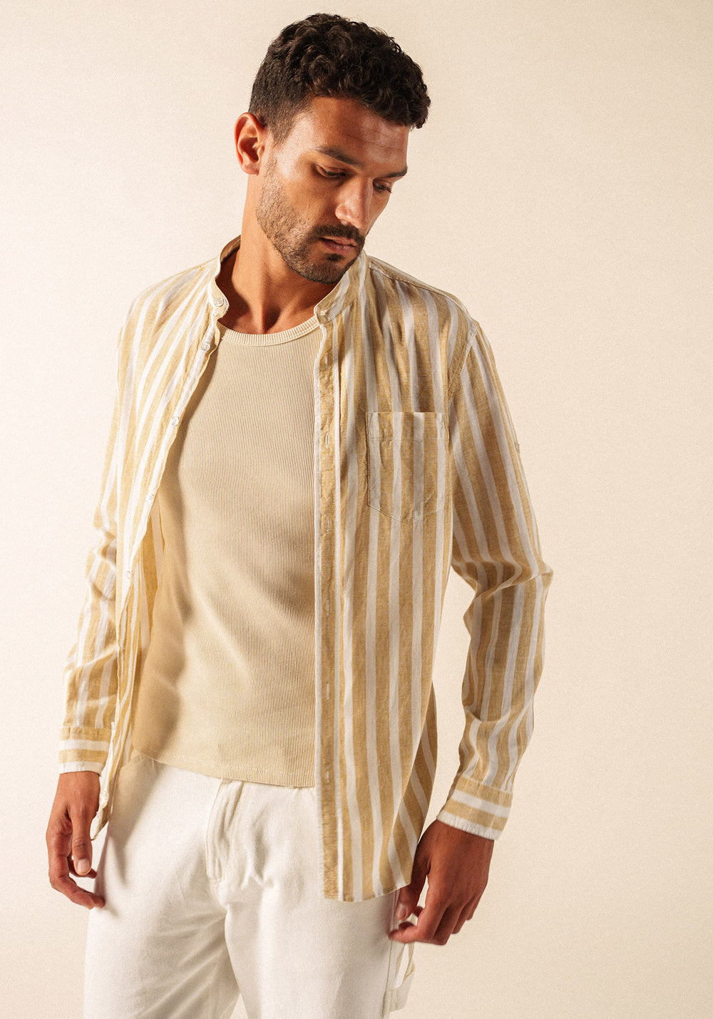 Chemise Liam (BLANC/PLAGE)