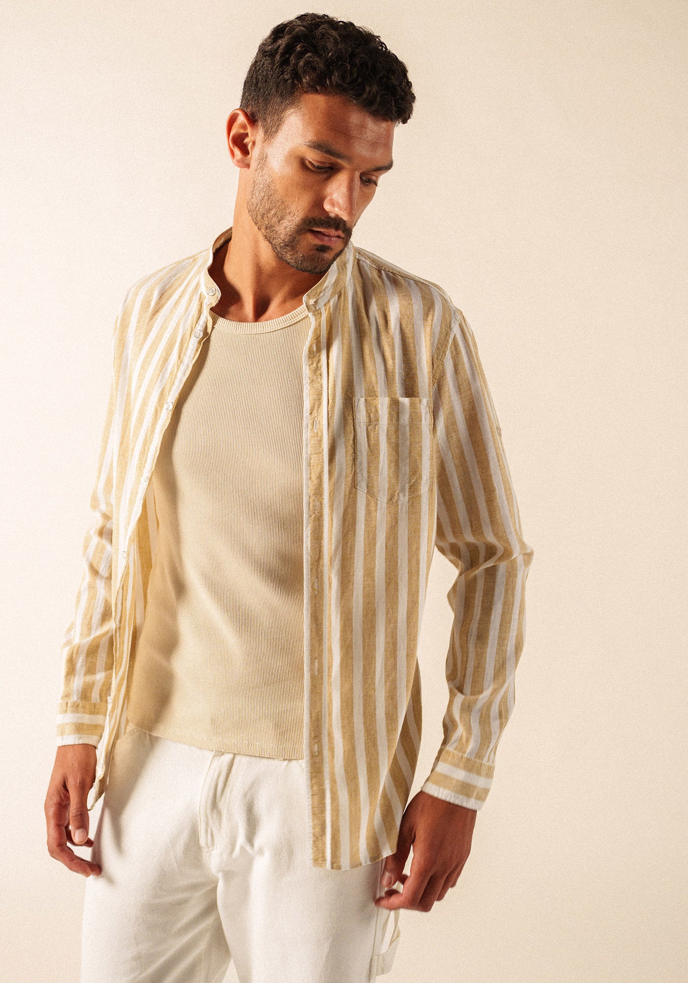 Chemise Liam (BLANC/PLAGE)