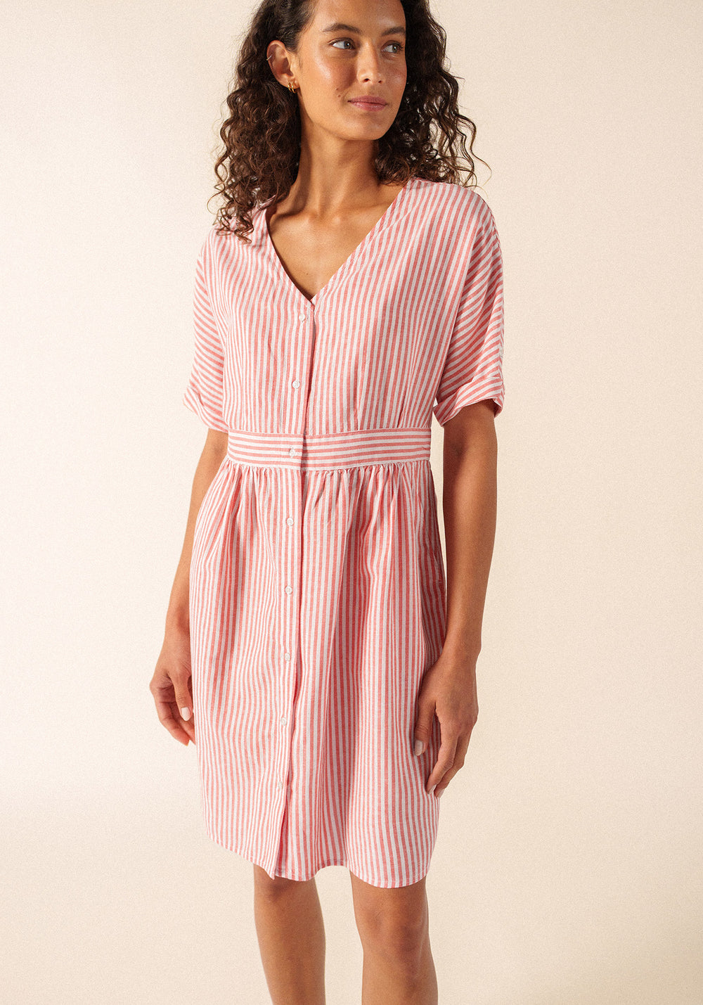 Robe Mathilde (BLANC/PIGMENT)