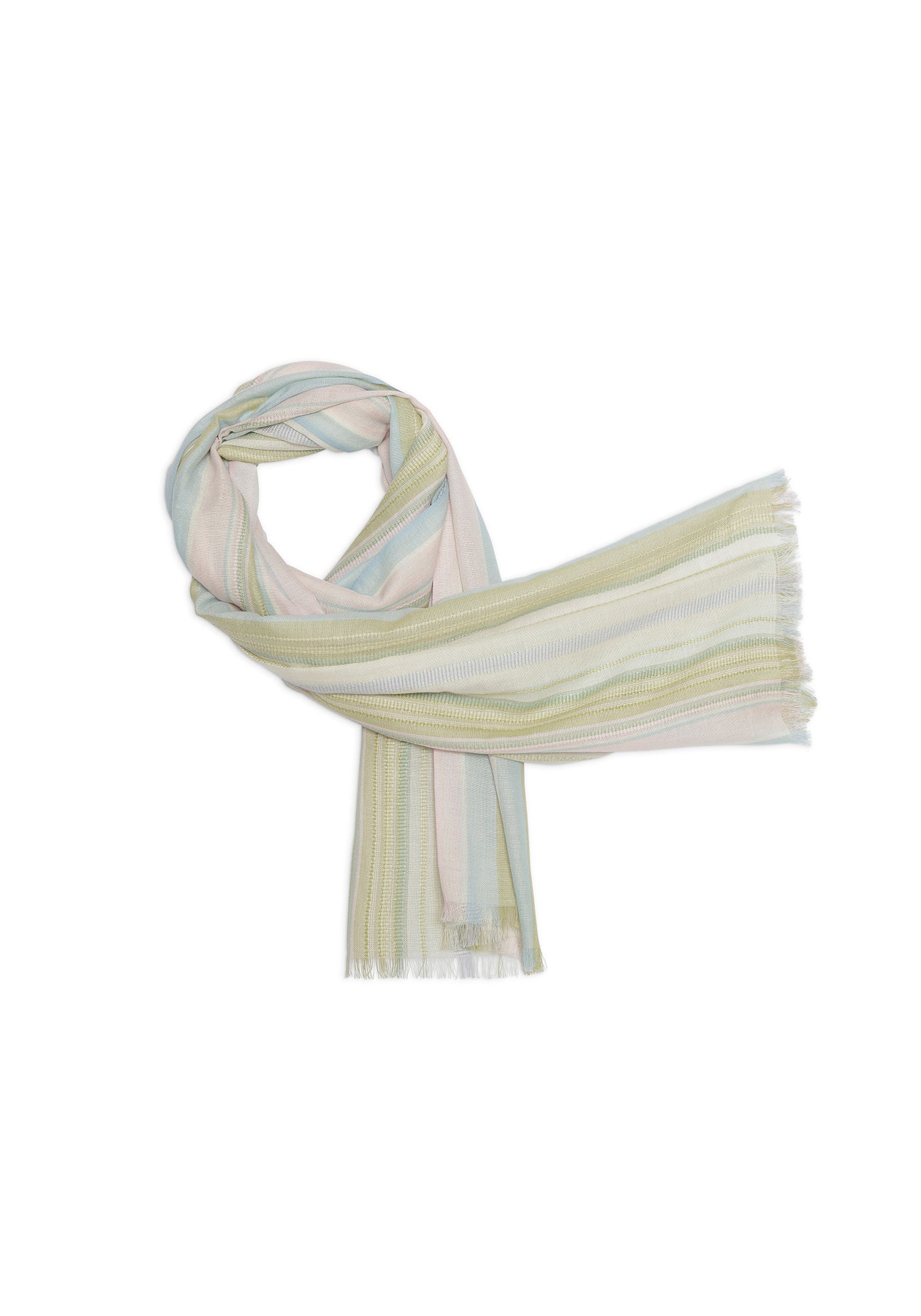 Foulard rayé multicolore (ACCALMIE)