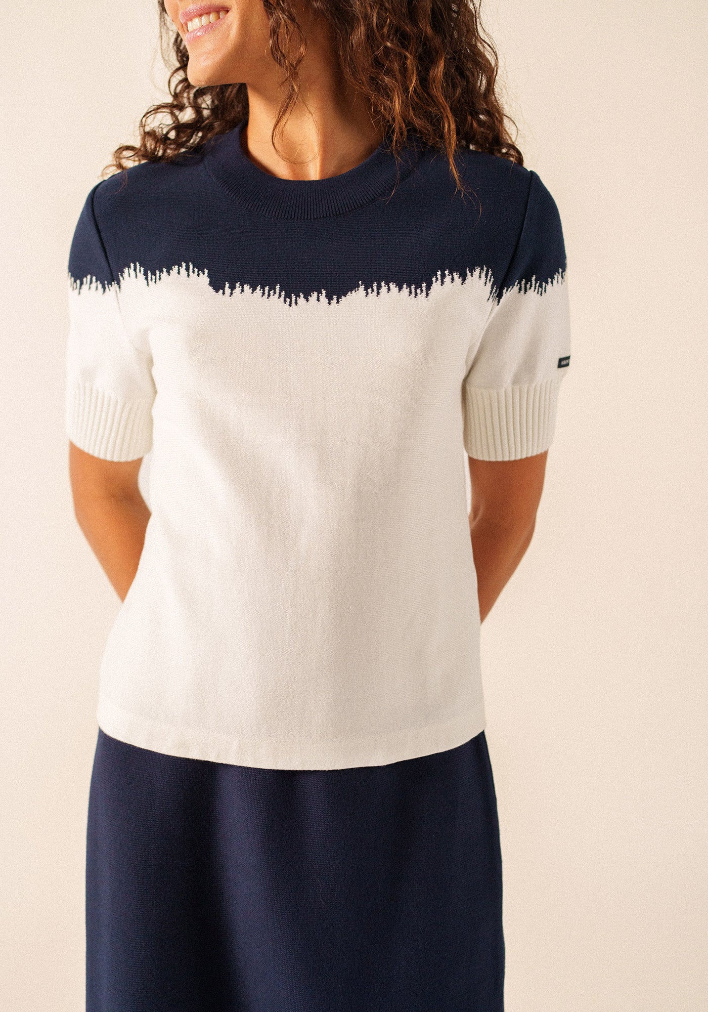 Pull Nicosie x Isabelle Ballu (ECUME/MARINE)