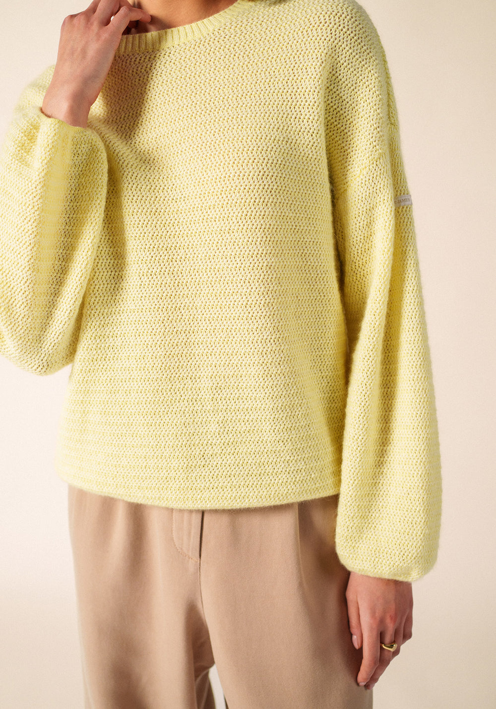 Pull Ascain (AUBE/BLANC D'HIVER)