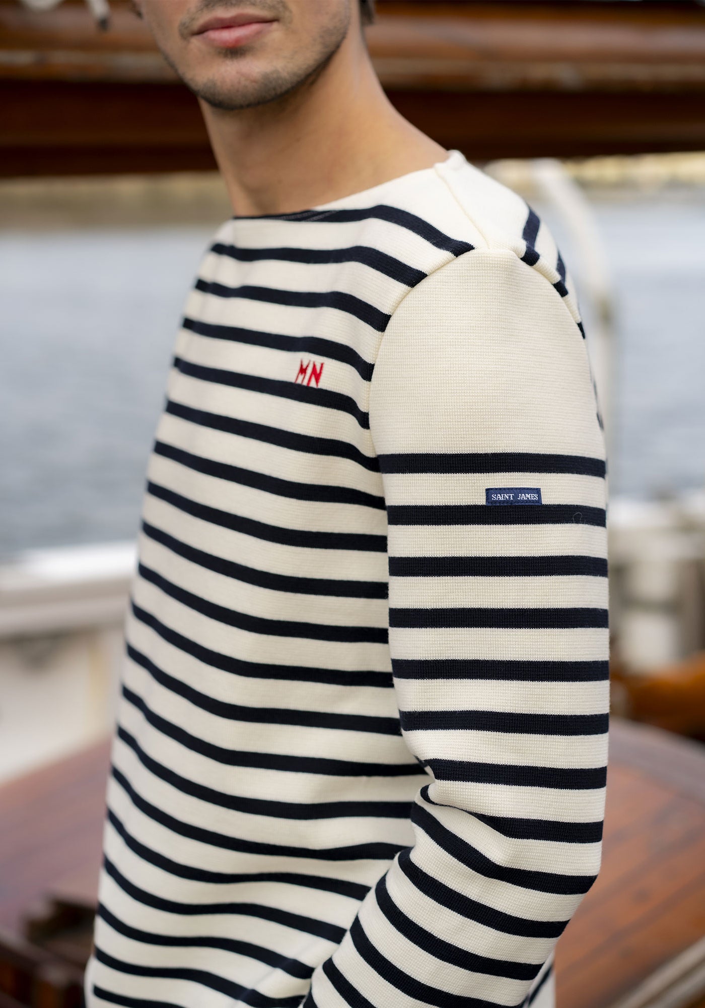 Marinière Aconit x Marine nationale (ECRU/MARINE)