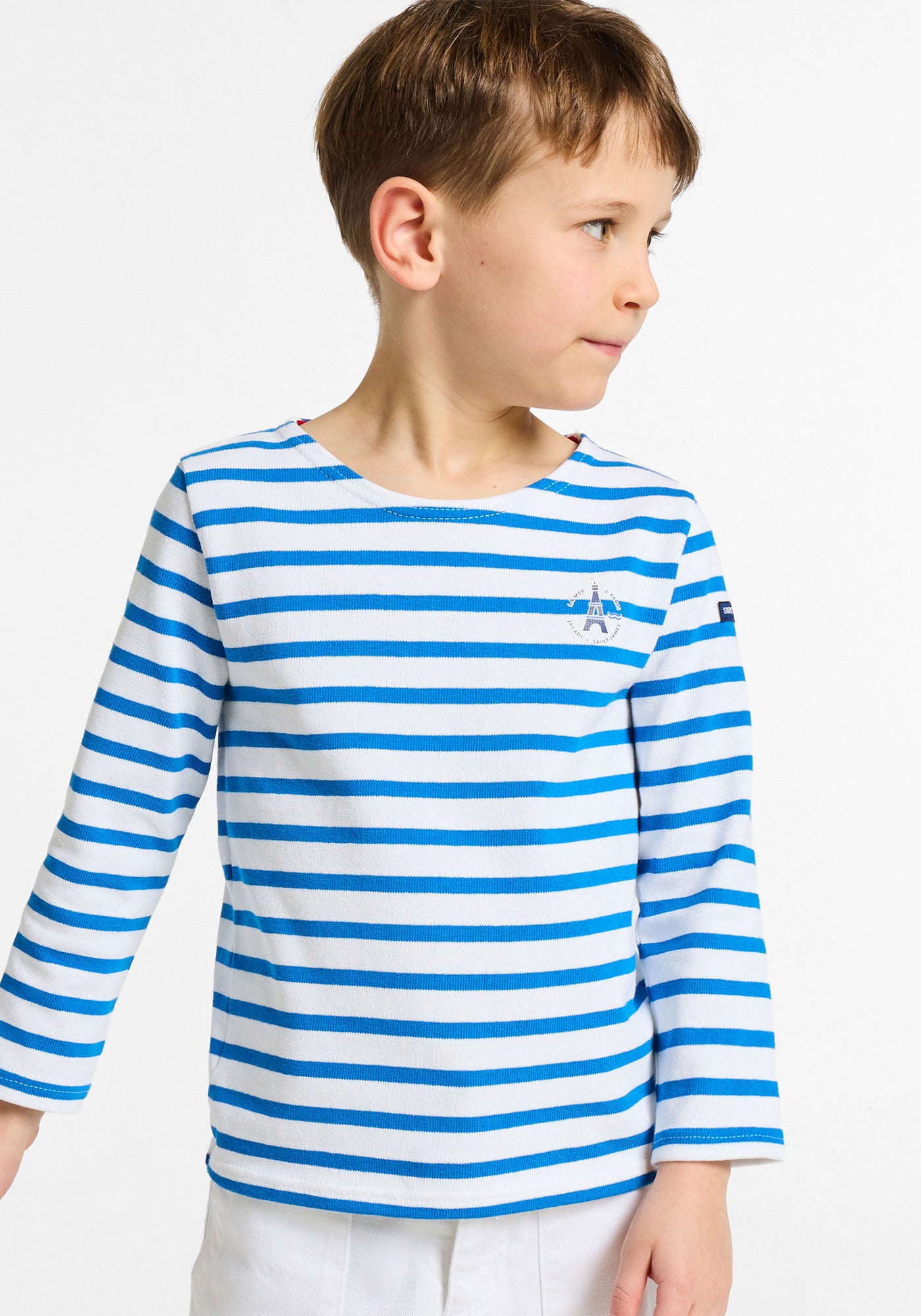 Marinière garçon x Jacadi (BLANC/BLEU RIVAGE)