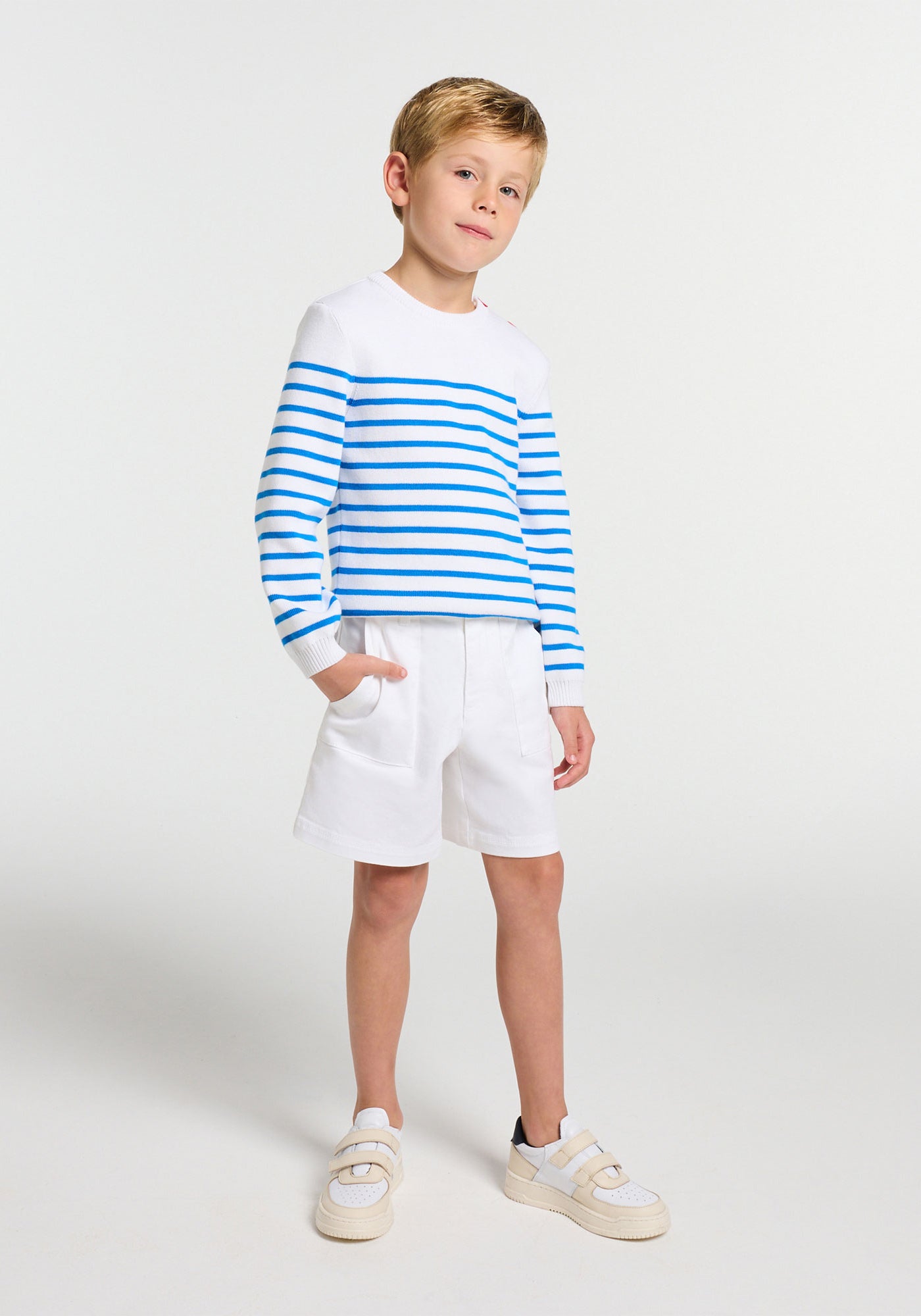 Short garçon x Jacadi (BLANC)