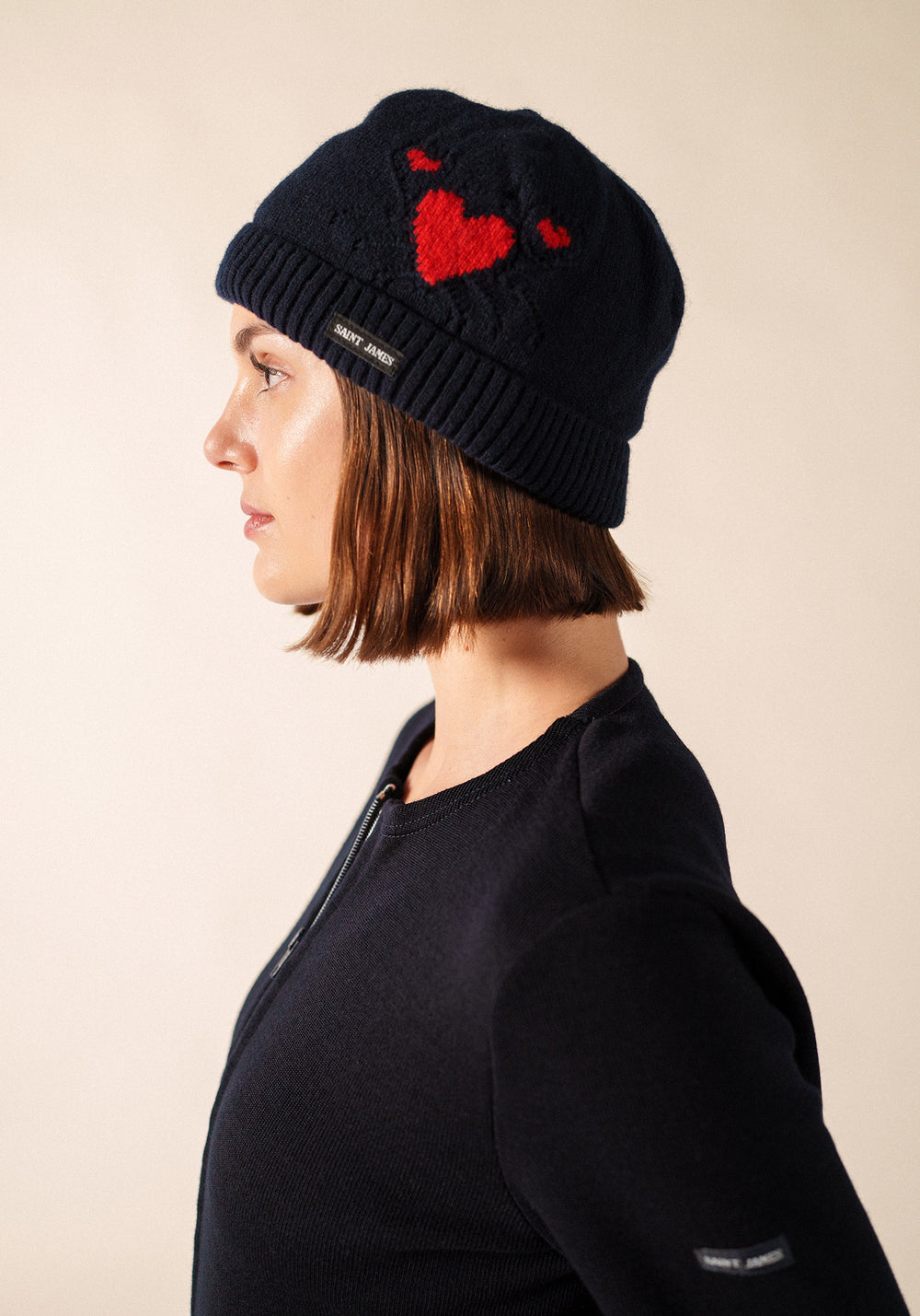 Bonnet Portune (NAVY/TULIPE)
