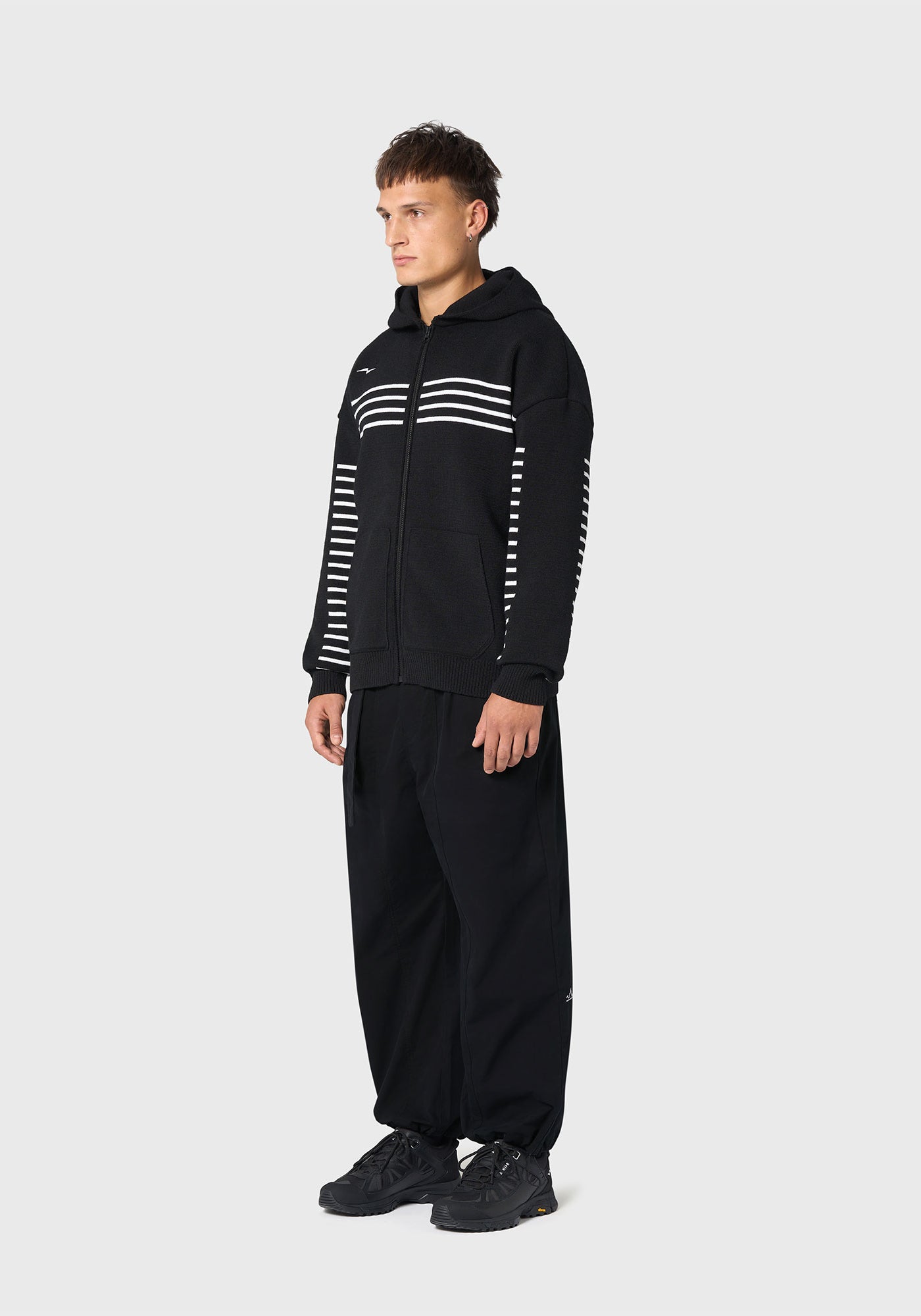 Sweat à capuche Kobourg - SAINT JAMES x AVNIER (NOIR/PHOSPHO)