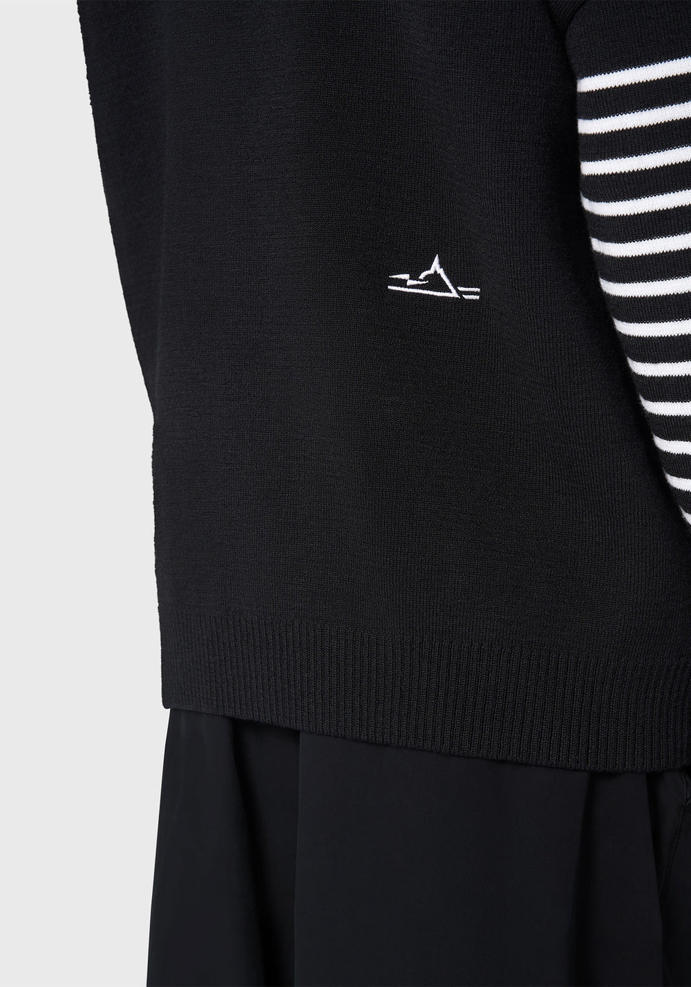 Sweat à capuche Kobourg - SAINT JAMES x AVNIER (NOIR/PHOSPHO)