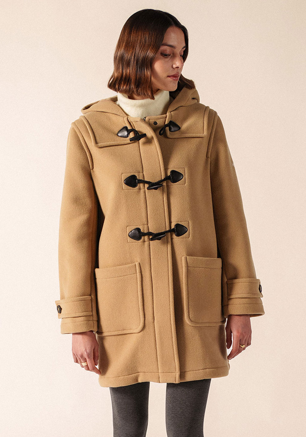 Duffle-coat classique (BEIGE FONCE)