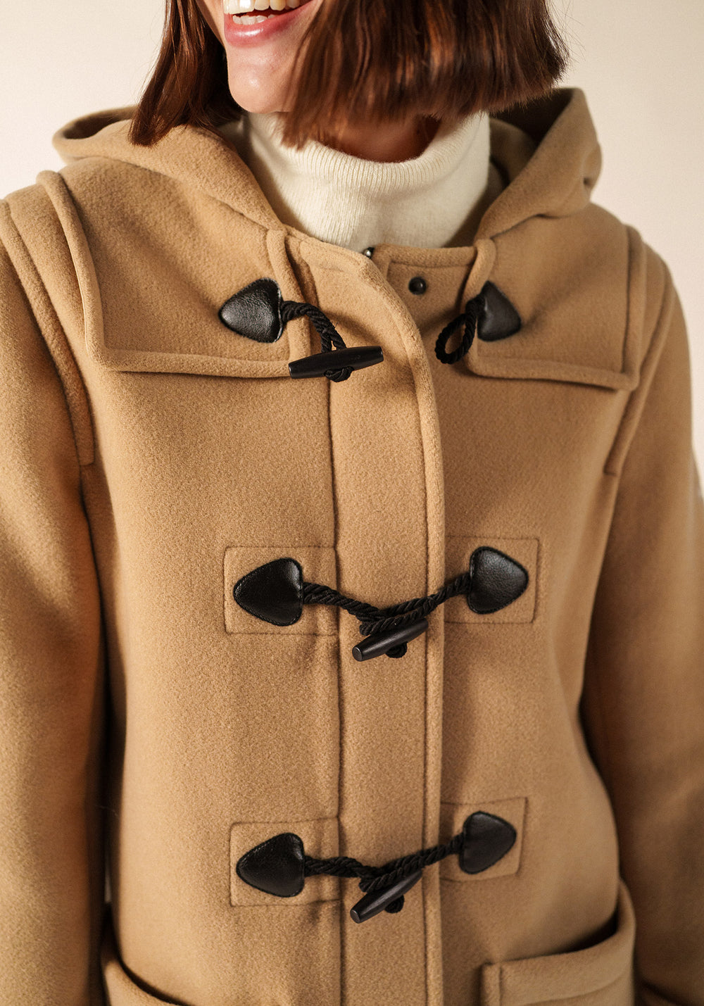 Duffle-coat classique (BEIGE FONCE)