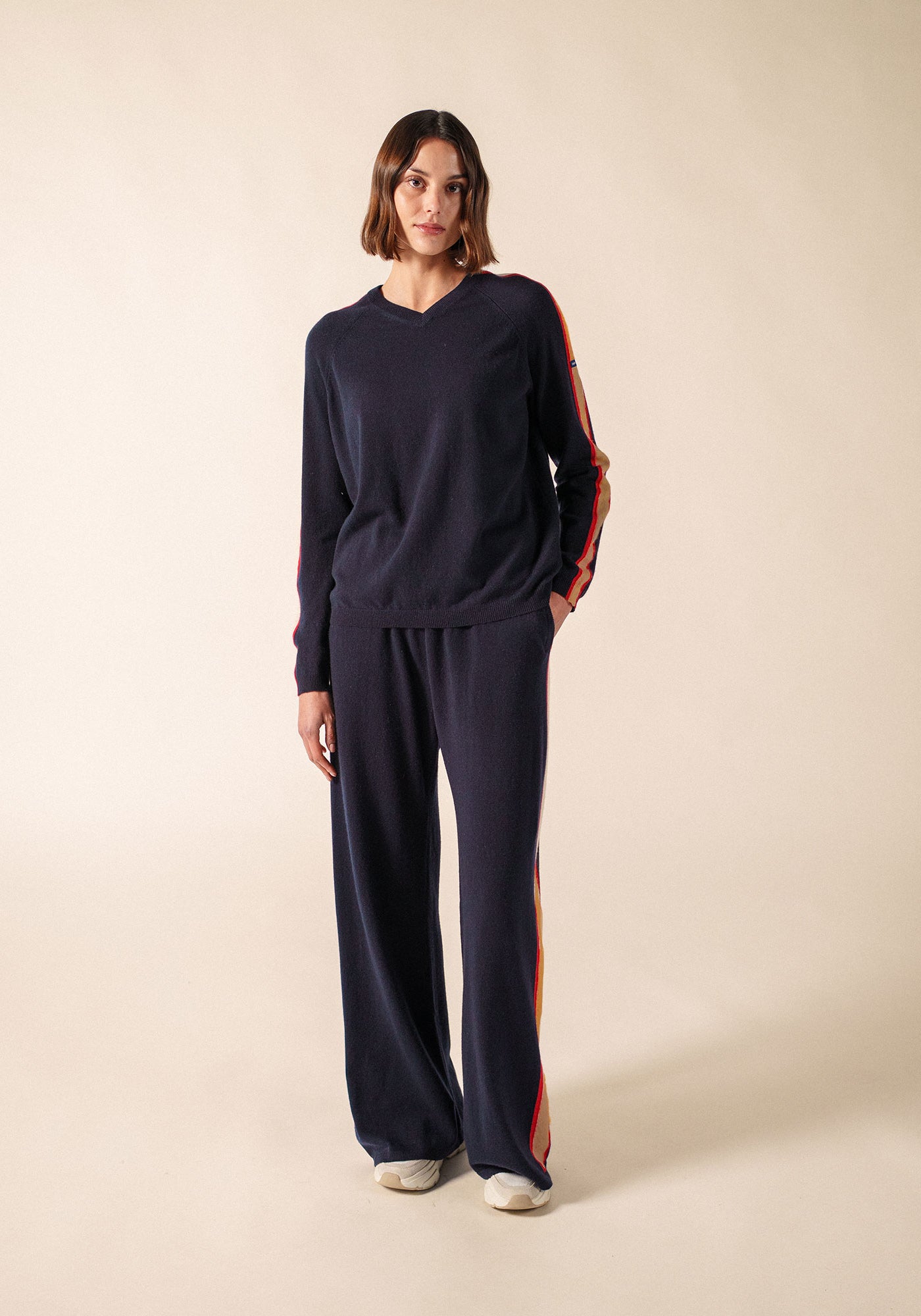 Pull Noosa x Collette Dinnigan (NAVY/CAMEL/TULIPE)