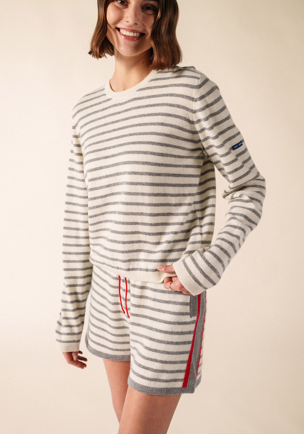 Pull Port Willunga x Collette Dinnigan (ECUME/GRIS CHINE)