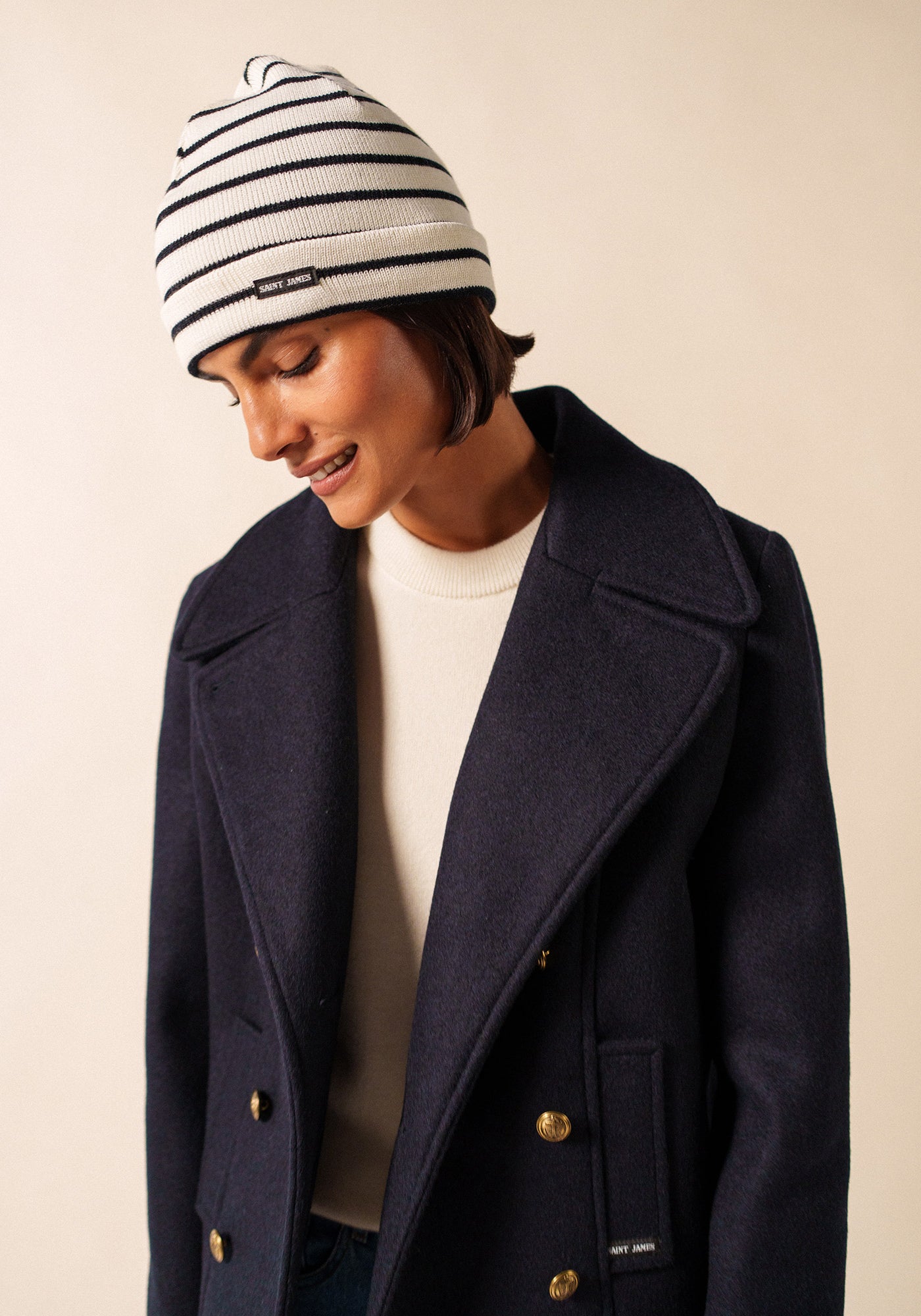 Bonnet Cartier (ECUME/NAVY)