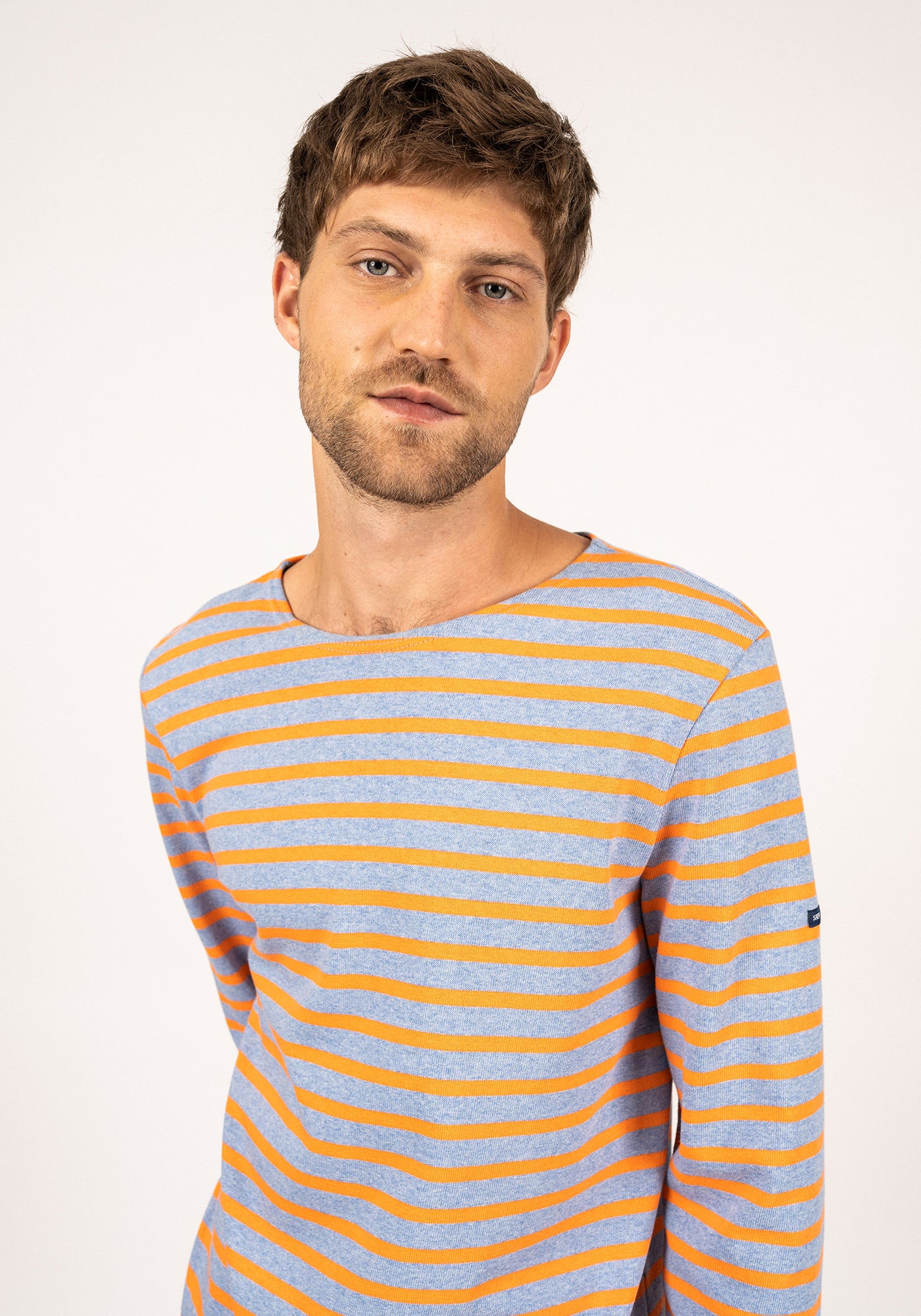 Marinière Méridien (DENIM/ORANGE FLUO)