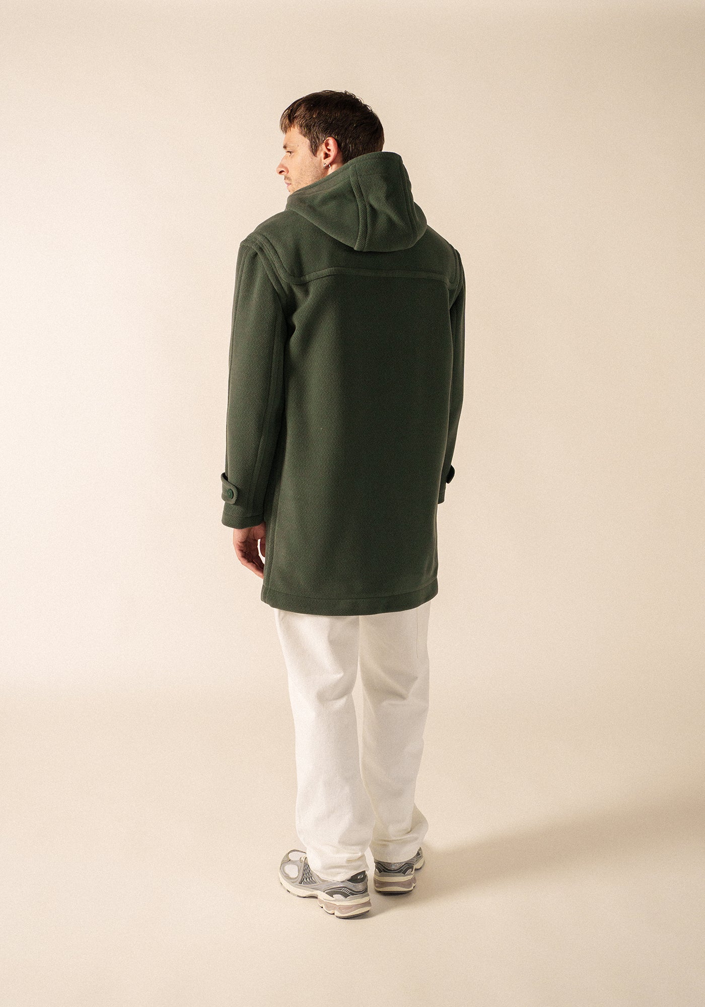 Duffle-coat Saturne - en drap de laine (VEGETAL)