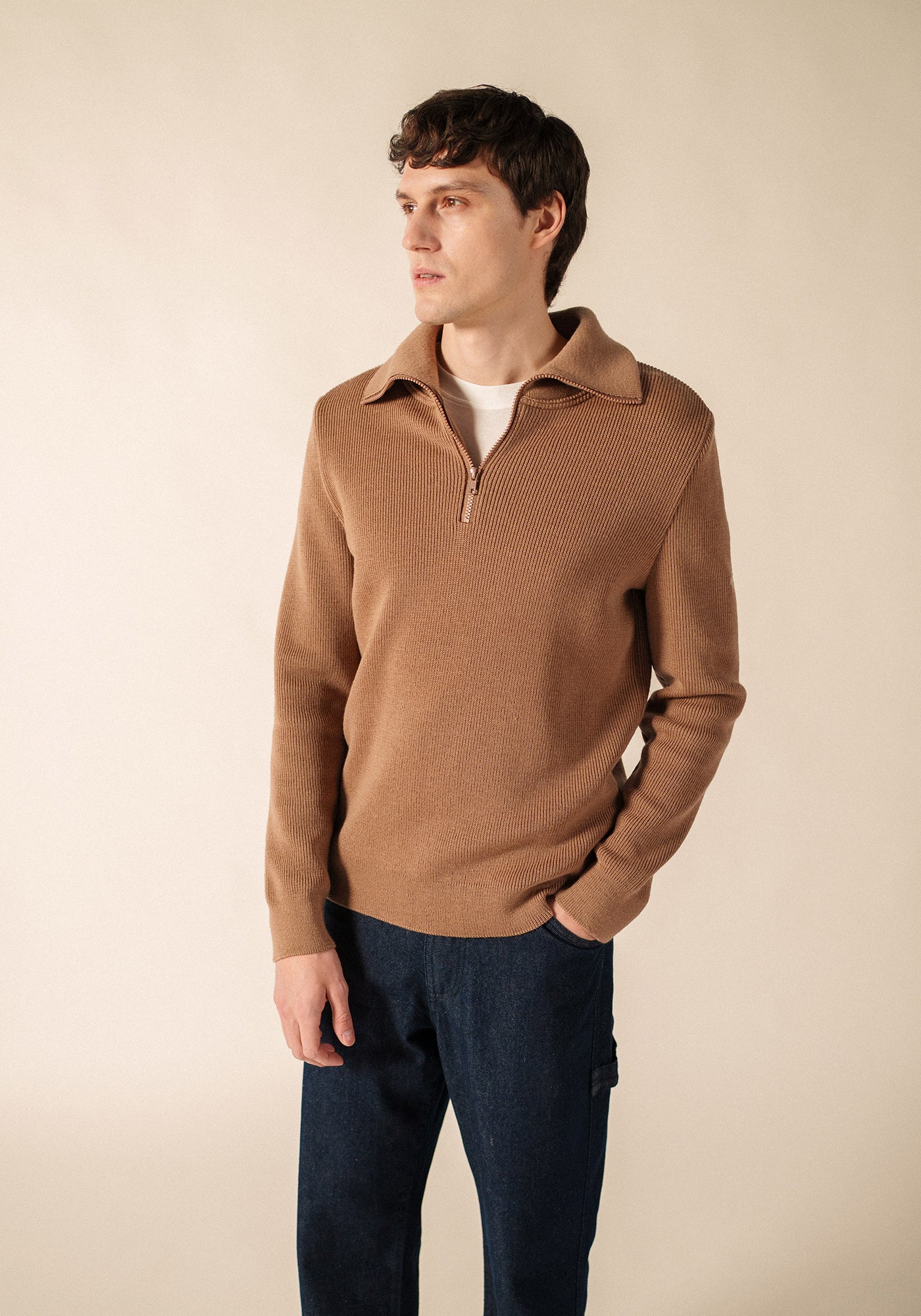 Pull Cotentin (BEIGE FONCE)