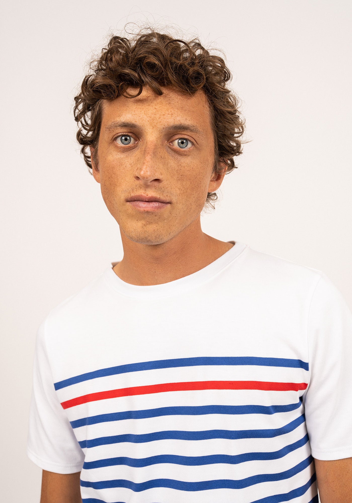 Marinière iconique Naval - manches courtes (NEIGE/GITANE/TULIPE)