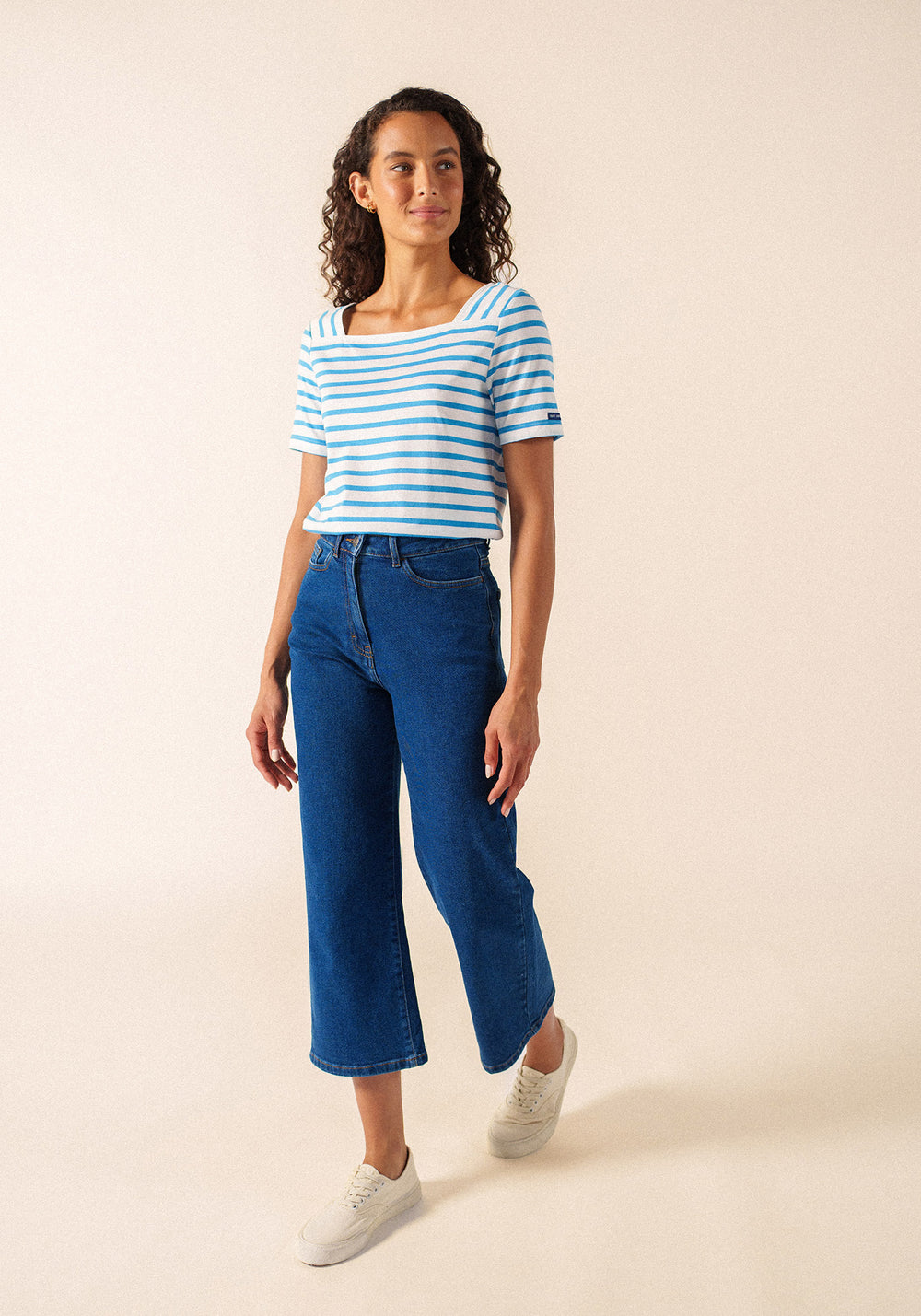 Marinière Pléneuf coton (NEIGE/FLOT)