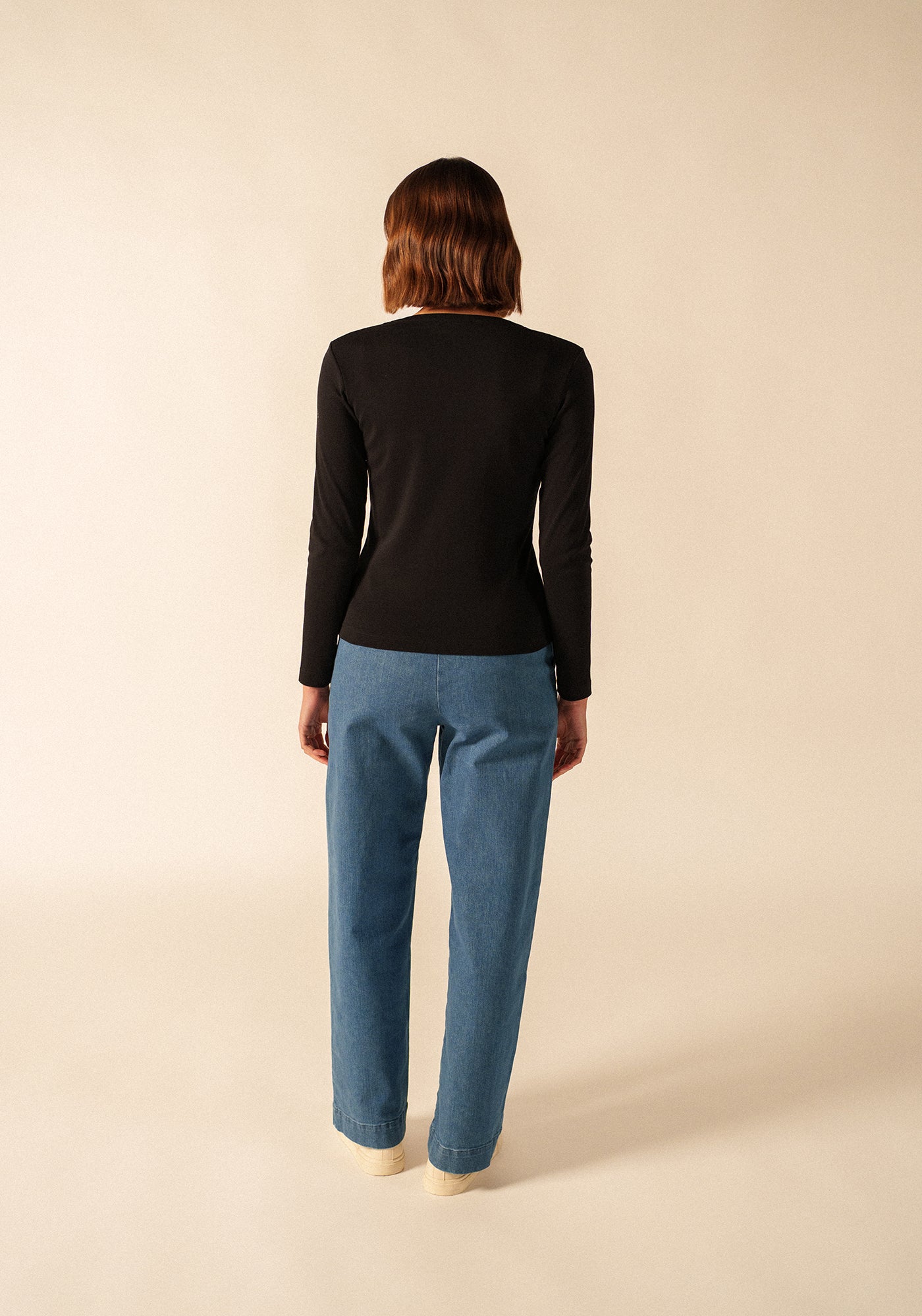 T-shirt Celina - en coton (NOIR)