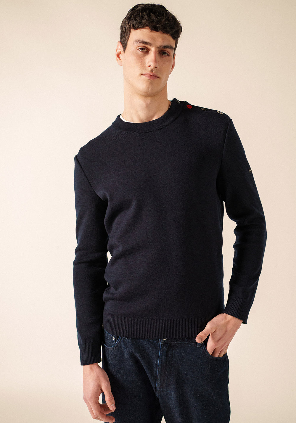 Pull Mondiovision Normandie (NAVY/MULTICO)