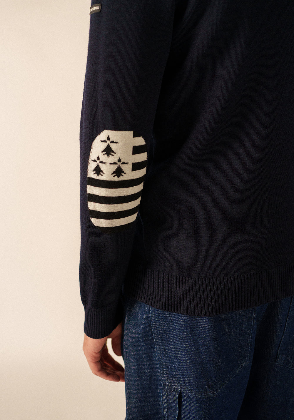 Pull Mondiovision Bretagne (NAVY/MULTICO)