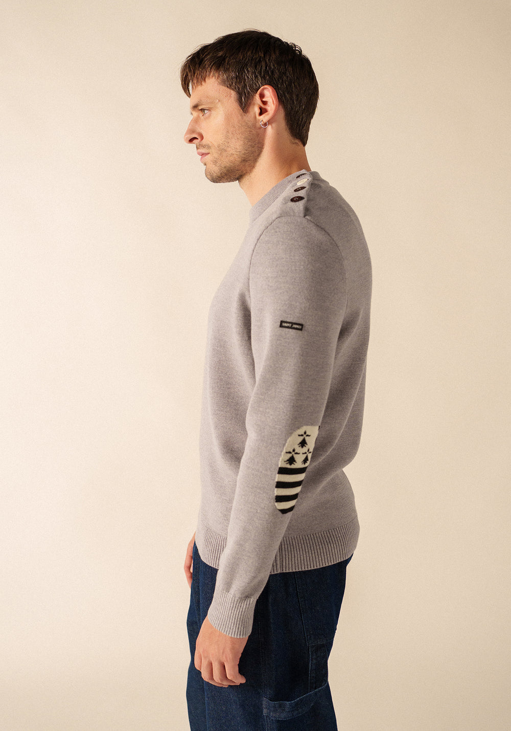 Pull Mondiovision Bretagne (PERLE CHINE/MULTICO)