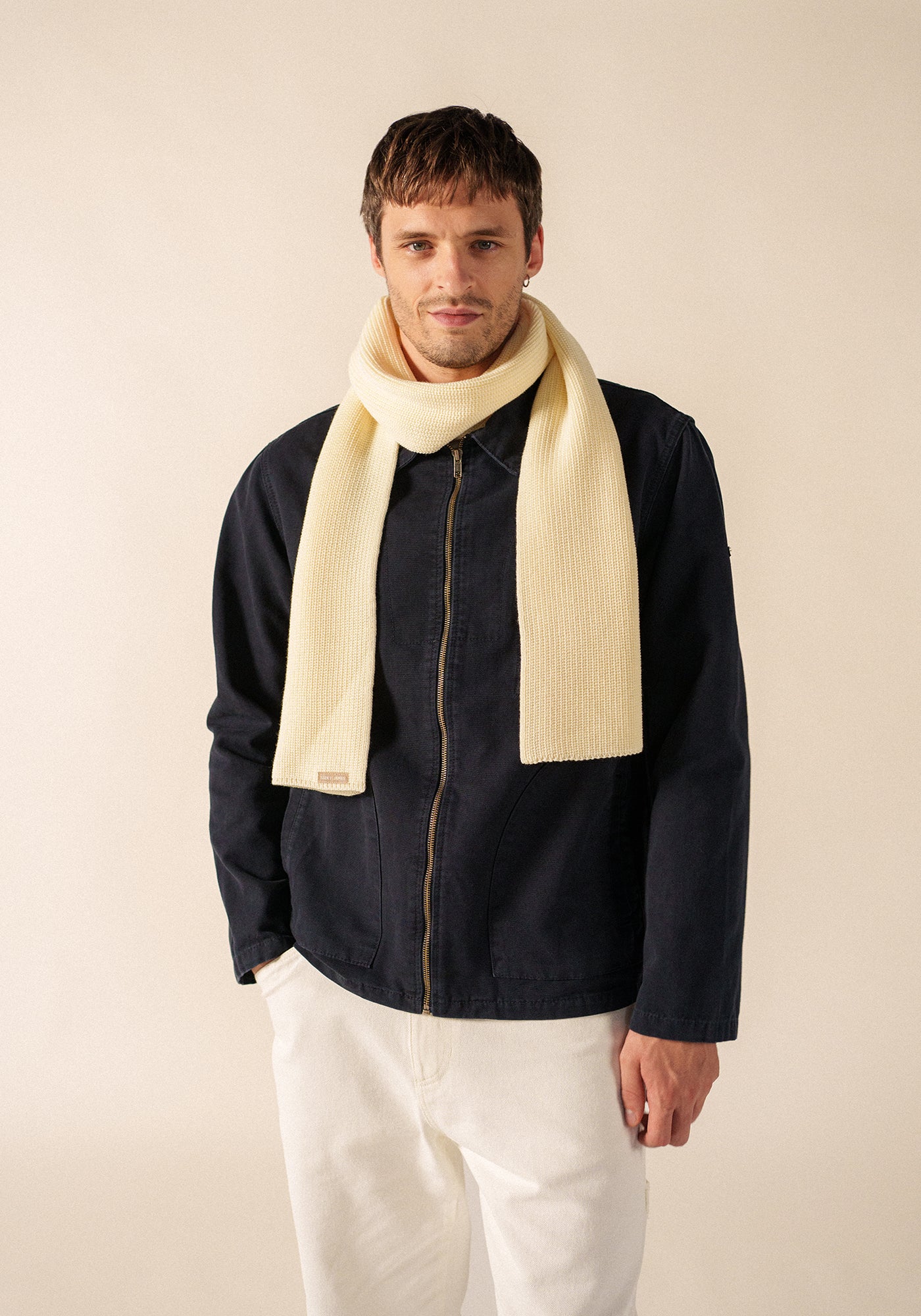 Echarpe Canoe - en laine (ECUME)