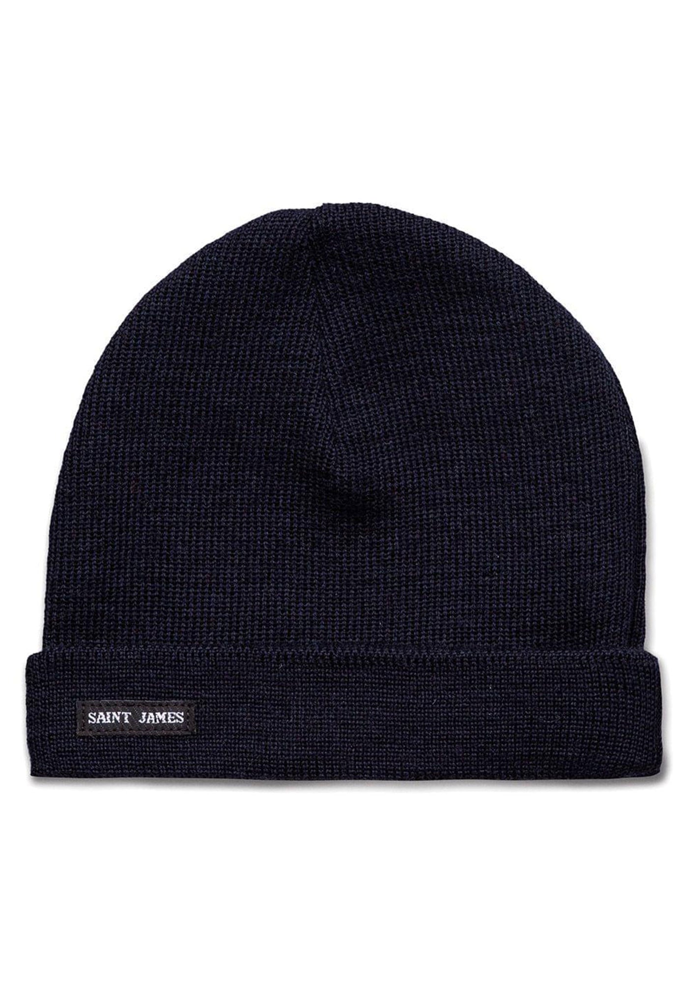 Bonnet de quart uni enfant - en pure laine vierge (MARINE)