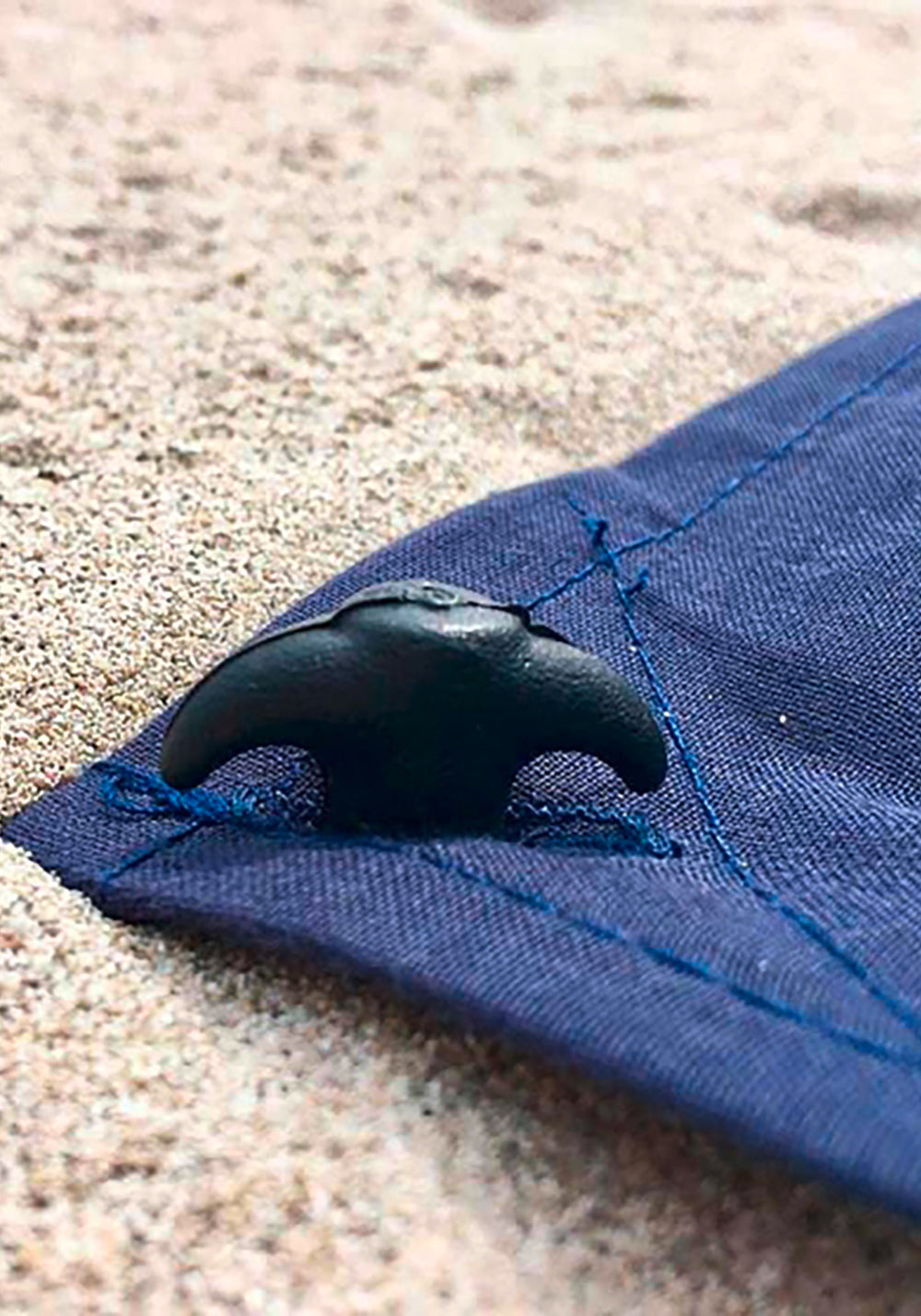 Drap de plage XXL en voile de coton léger - SAINT JAMES x ÔBABA (Blanc)